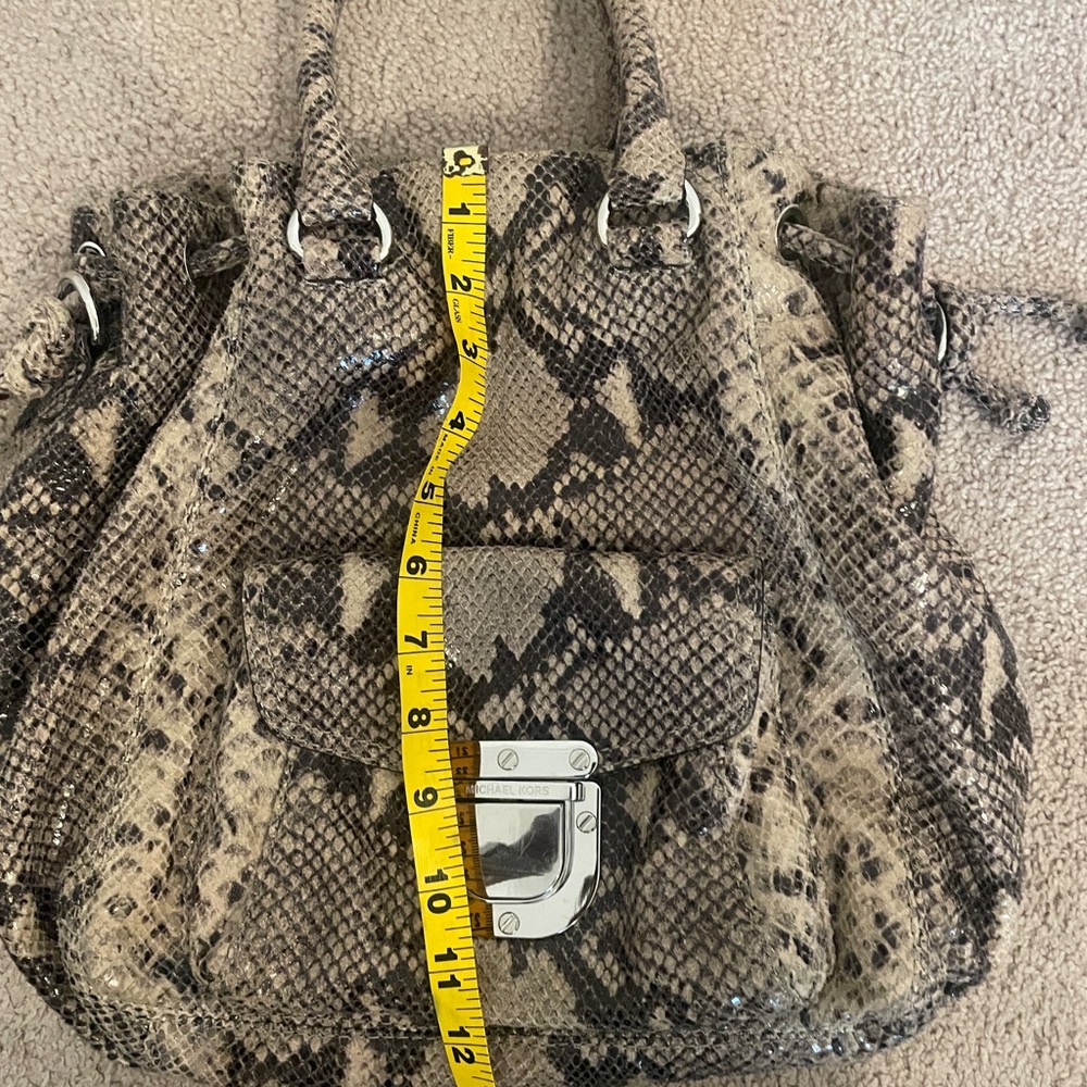 Michael Kors snakeskin purse.